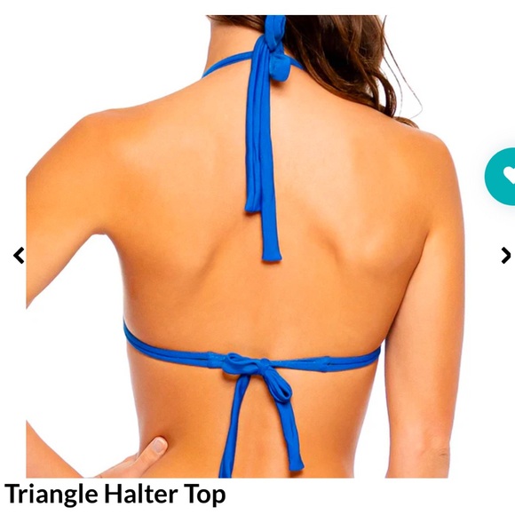 Luli Fama Triangle Halter Top - Picture 2 of 7
